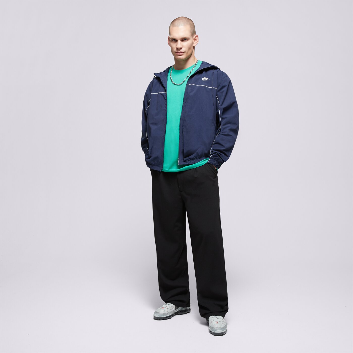 Мъжко преходно яке NIKE ЯКЕ M NK CLUB ATHLETE HD JACKET hj2012-451 цвят тъмносин
