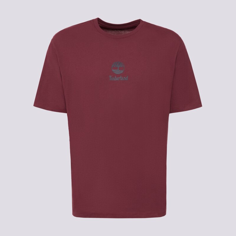 TIMBERLAND ТЕНИСКА NEW SMALL LOGO PRINT SS TEE BURGUNDY