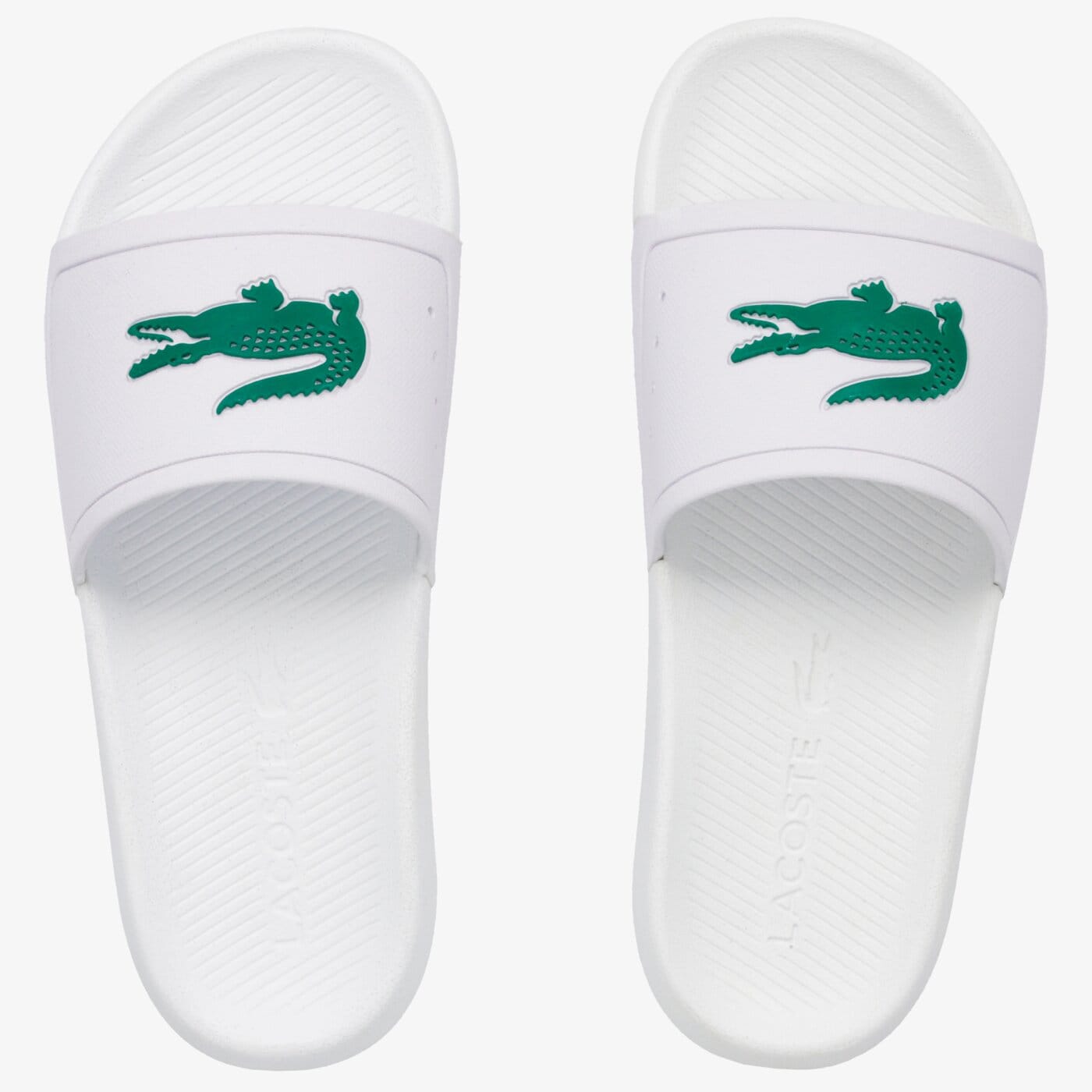 Дамски чехли и сандали LACOSTE CROCO SLIDE 119 3 CFA 737cfa0005082 цвят бял