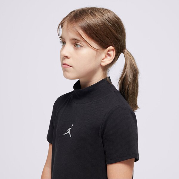  JORDAN РОКЛЯ JDG JUMPMAN RIBBED TAPING АНЦУГ GIRL 45d380-023 цвят черен