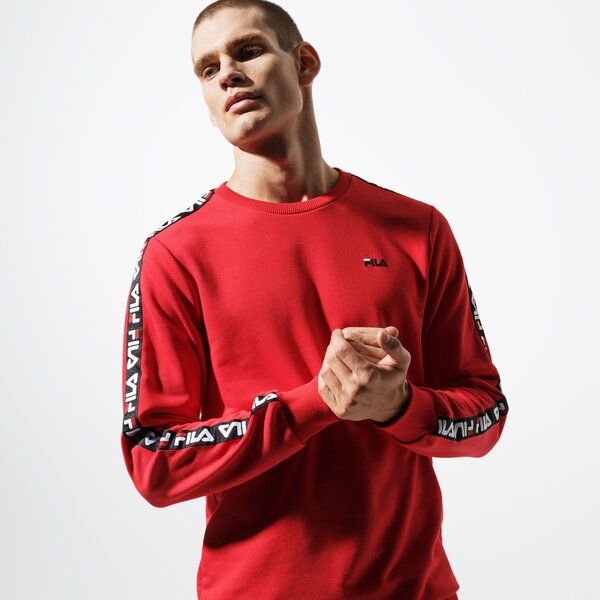 Мъжки суичър FILA СУИТЧЪР AREN CREW SHIRT 682363006 цвят червен