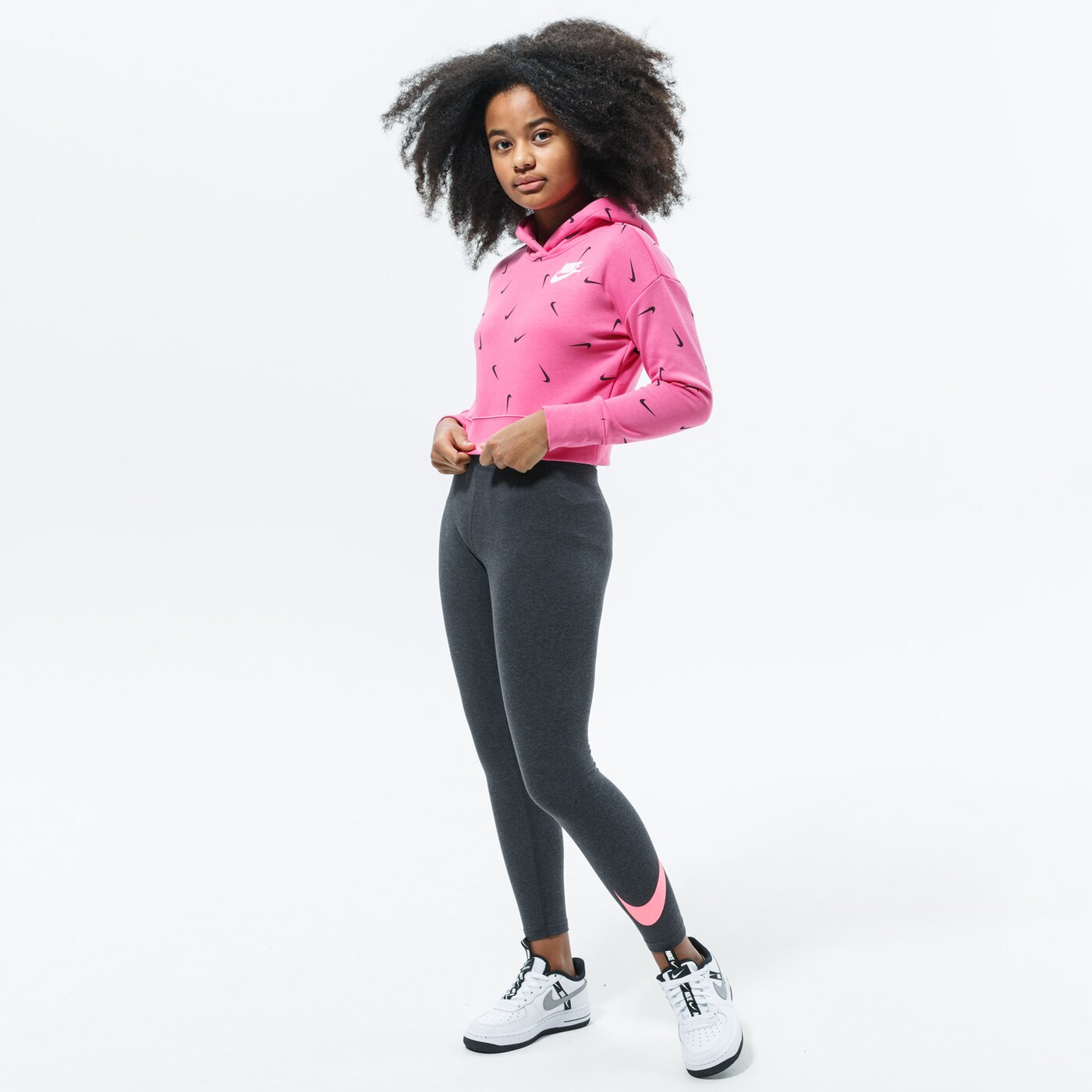 Детски суичър NIKE СУИТЧЪР С КАЧУЛКА SPORTSWEAR cz2566-684 цвят розов