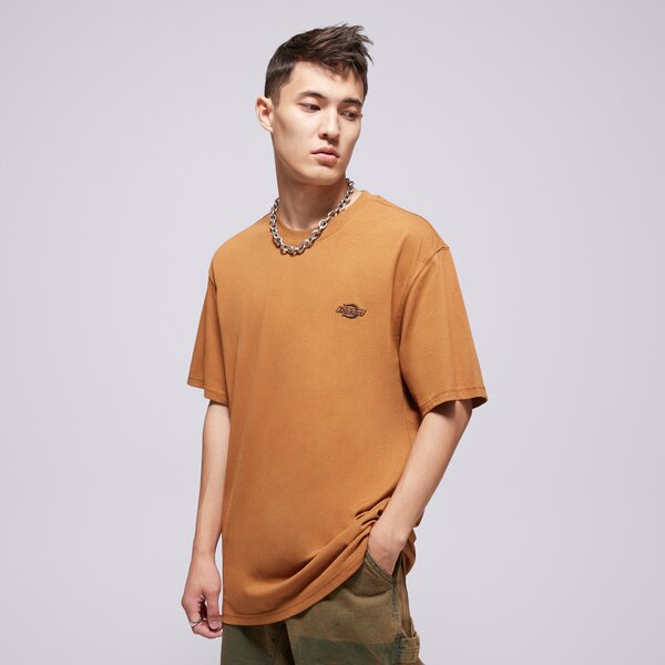 Мъжка тениска DICKIES ТЕНИСКА SUMMERDALE SS TEE dk0a4yai0bd1 цвят кафяв