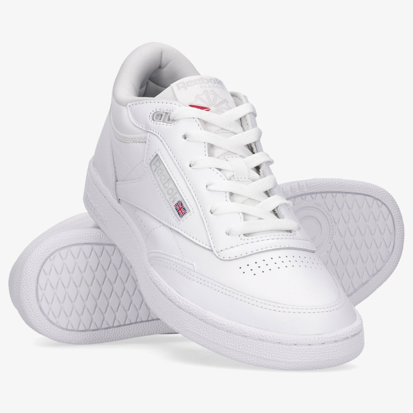 Мъжки маратонки REEBOK CLUB C MID II gz7552 цвят бял