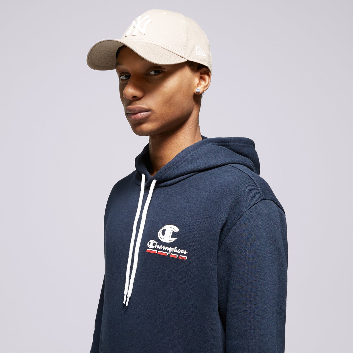 Мъжки суичър CHAMPION СУИТЧЪР 218423bs501 цвят тъмносин