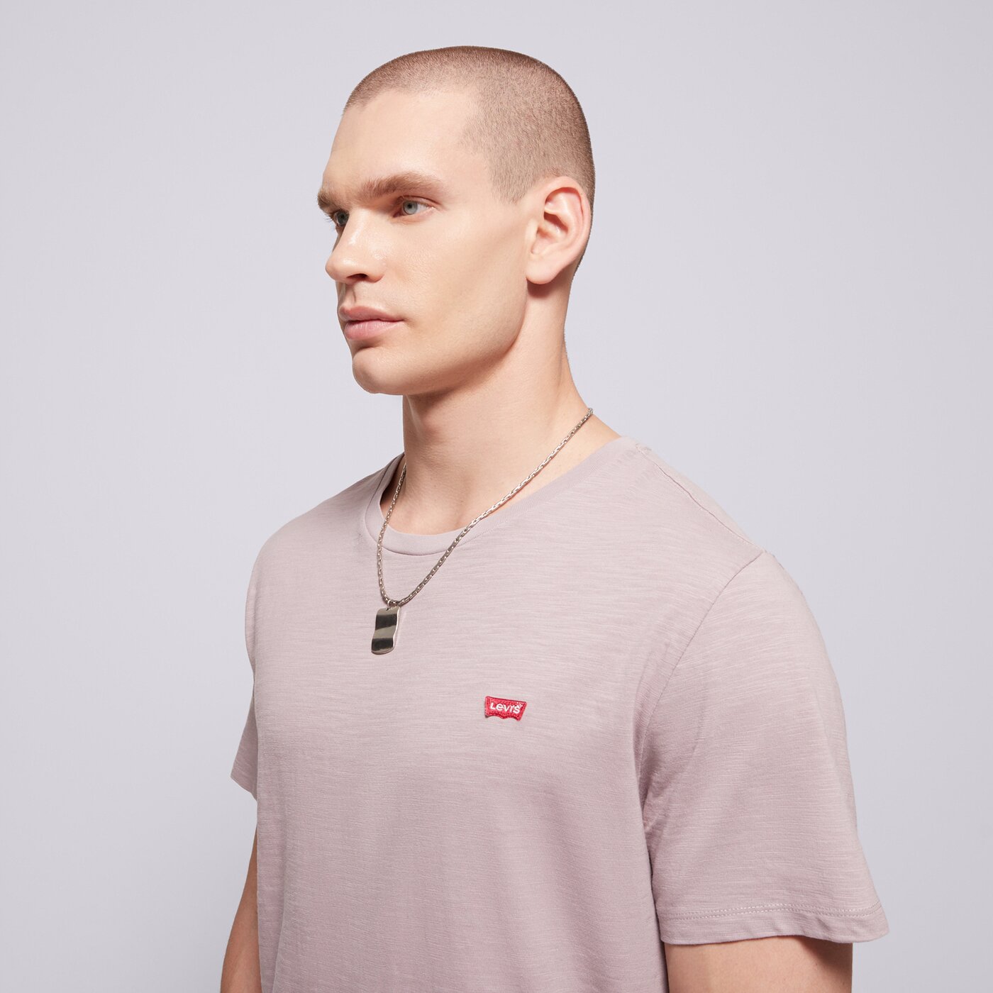 Мъжка тениска LEVI'S ТЕНИСКА SS ORIGINAL HM 56605-0271 цвят розов