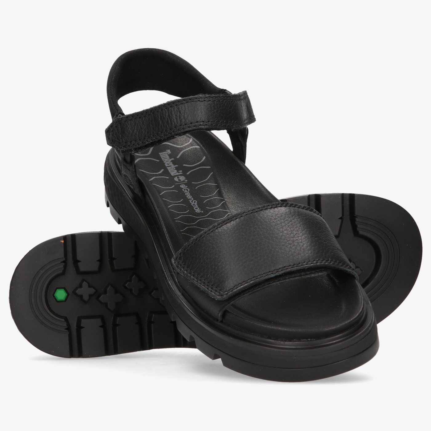 Дамски чехли и сандали TIMBERLAND RAY CITY SANDAL ANKL STRP tb0a2f2j0151 цвят черен