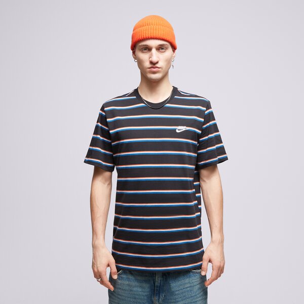 Мъжка тениска NIKE ТЕНИСКА M NSW TEE CLUB STRIPE dz2985-011 цвят многоцветен