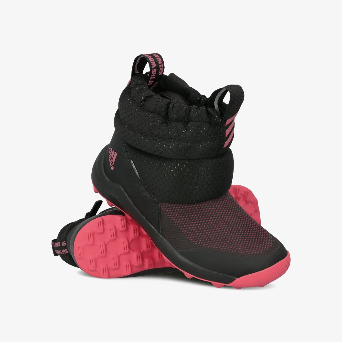 Детски зимни обувки ADIDAS RAPIDASNOW C ee6172 цвят черен