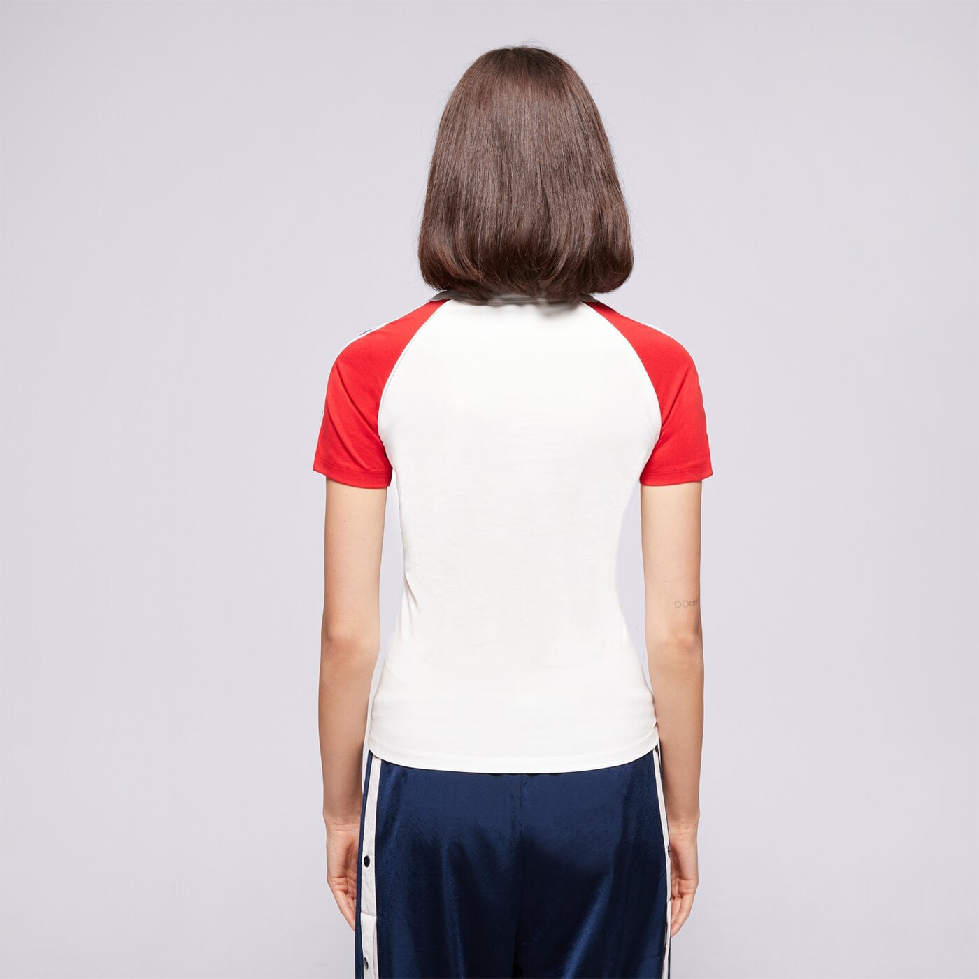 Дамска тениска ADIDAS ТЕНИСКА 3S SLIM TEE jd0835 цвят бял