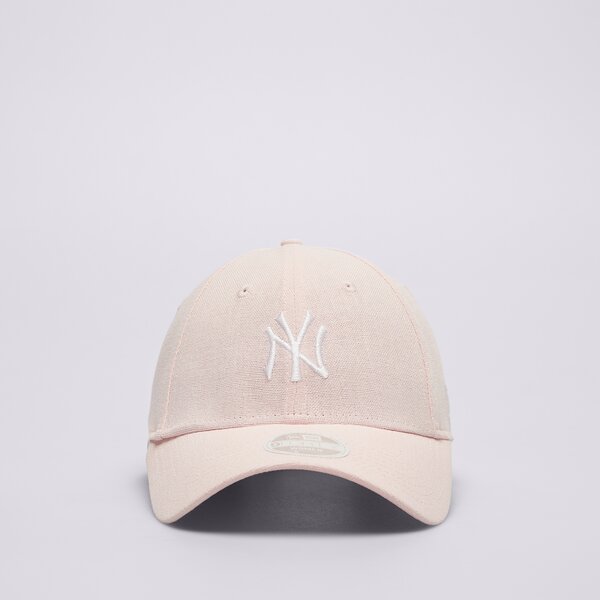 Дамска шапка с козирка NEW ERA ШАПКА WMNS MLB LINEN 940 NYY NEW YORK YANKEES 60503462 цвят розов