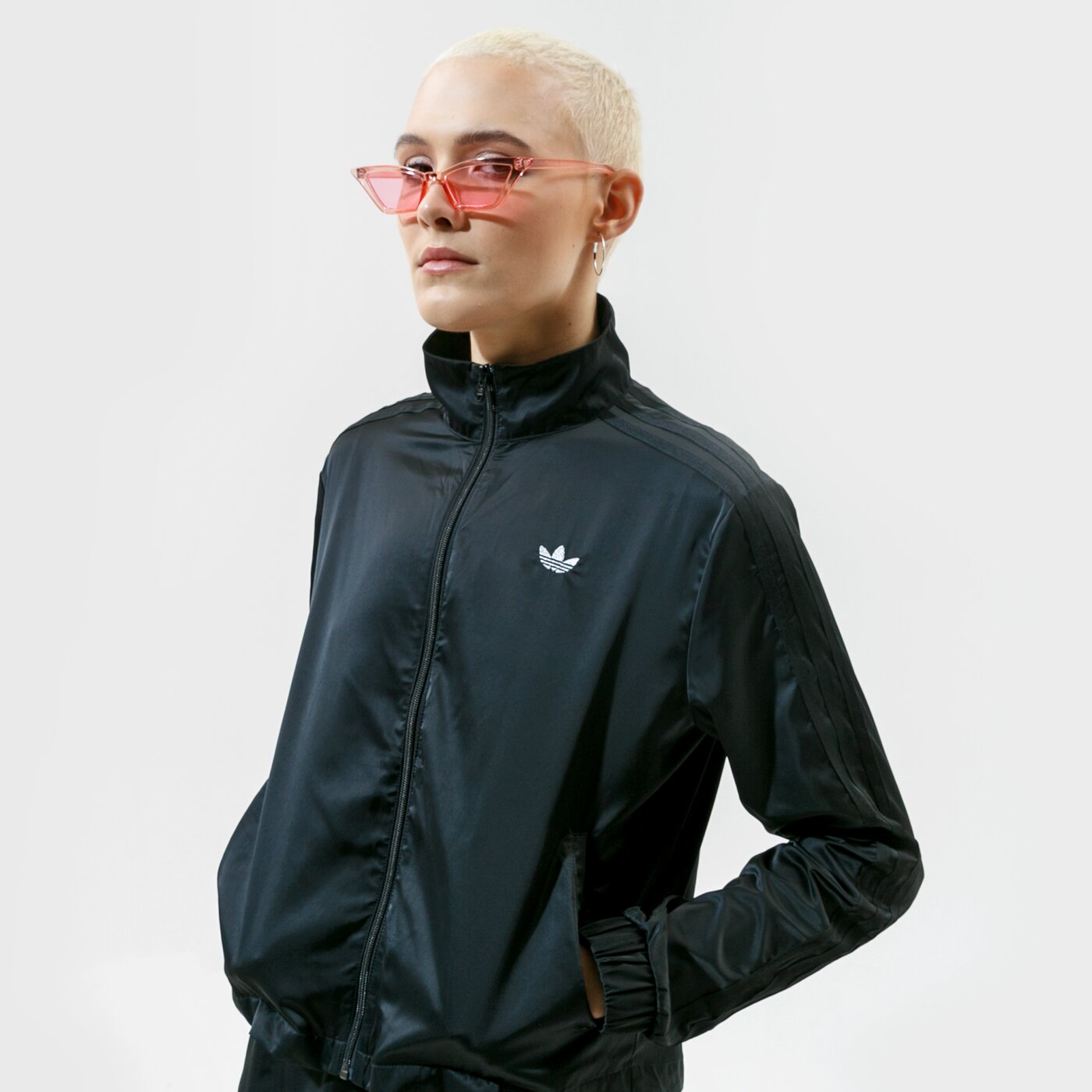 Дамски суичър ADIDAS СУИТЧЪР TRACK ТОП gn3153 цвят черен