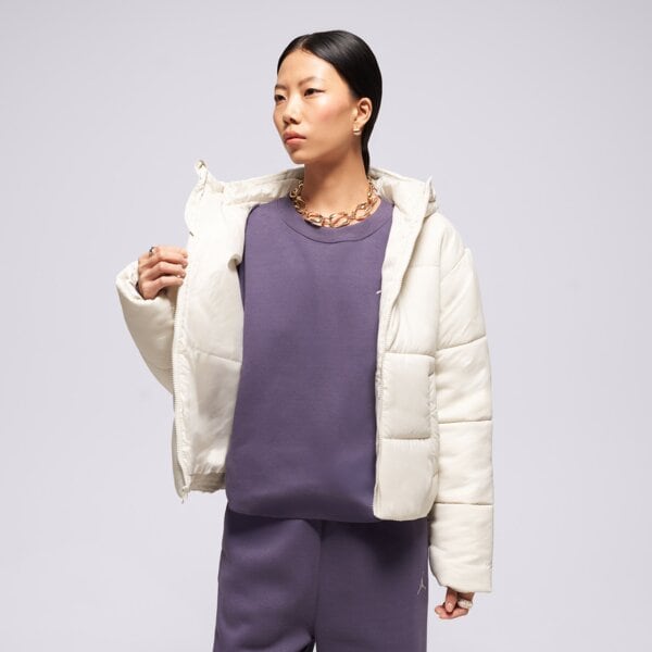 Дамско зимно яке NIKE ЯКЕ ПУХЕН W NSW TF SYNFL NK CLSC PFR fz5899-072 цвят бежов