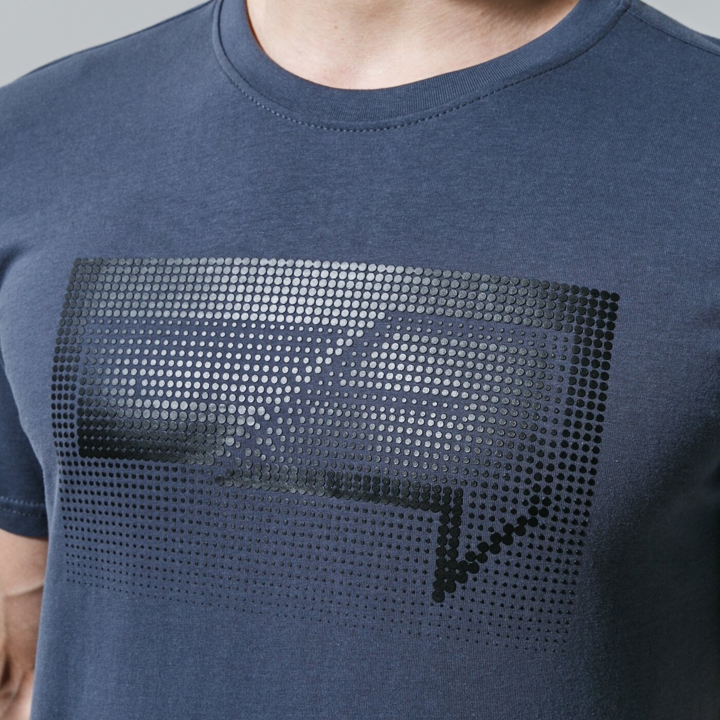 Мъжка тениска CONFRONT ТЕНИСКА LOGO BUBBLE cf320tsm69002 цвят сив