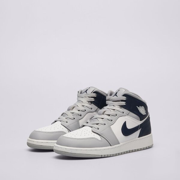 Детски маратонки AIR JORDAN 1 MID BG dq8423-104 цвят сив