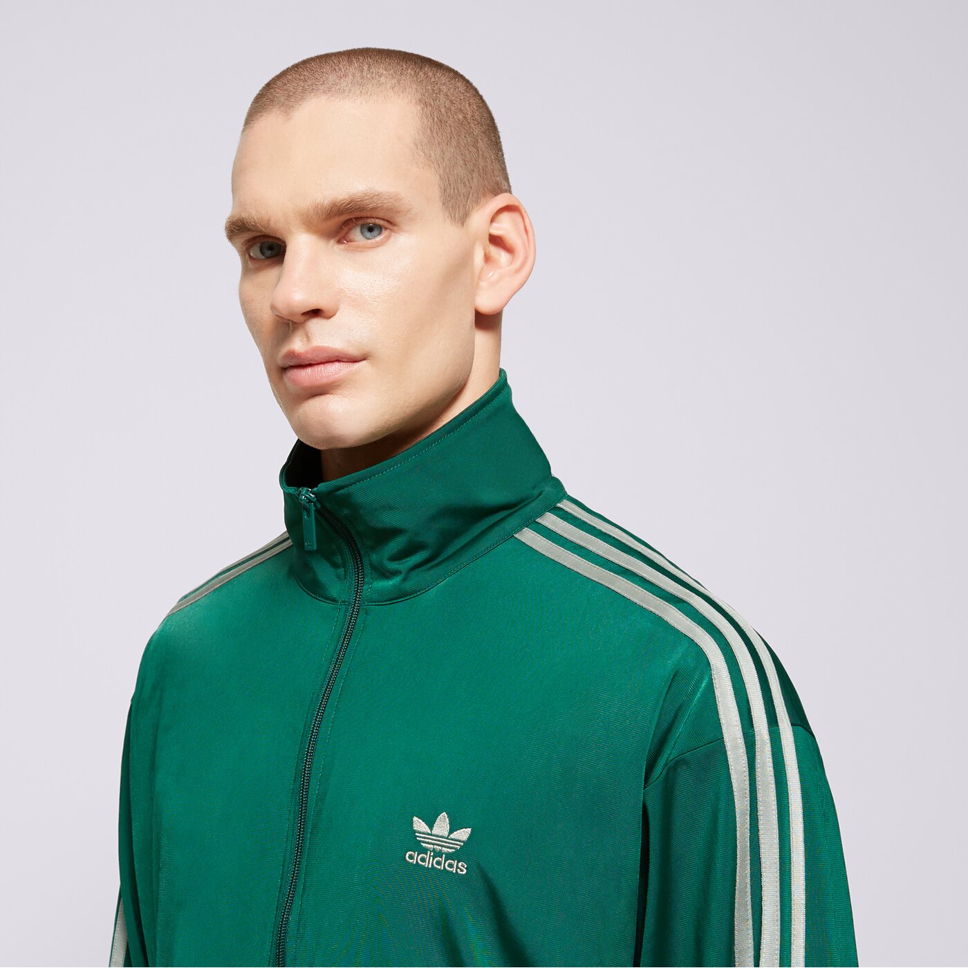 Мъжки суичър ADIDAS СУИТЧЪР СЪС ЗАКОПЧАВАНЕ FBIRD TT jp2543 цвят зелен