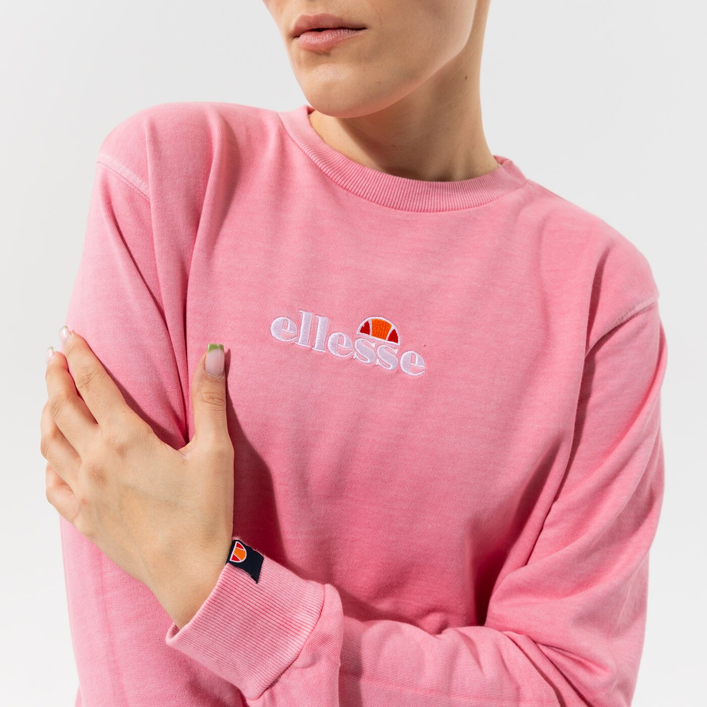 Дамски суичър ELLESSE СУИТЧЪР SAPPAN SWEATSHIRT PINK sgk13149814 цвят розов