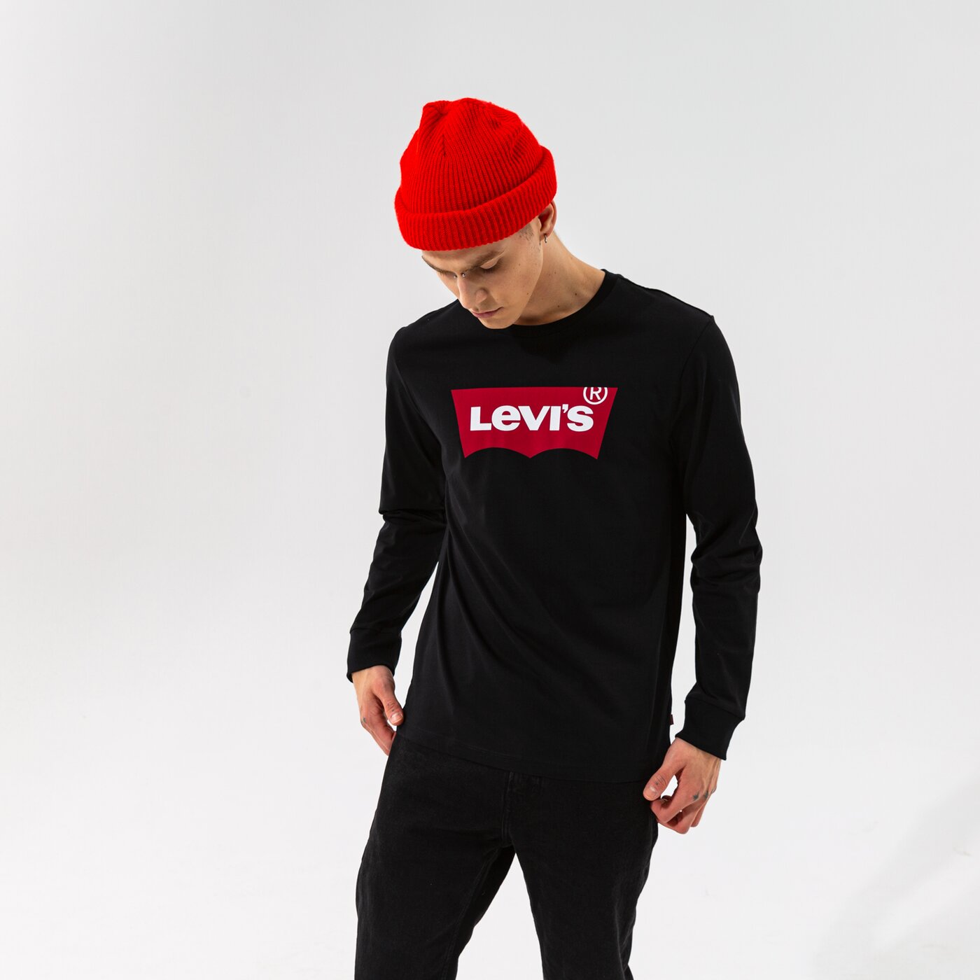 Мъжка тениска LEVI'S ТЕНИСКА LS STD GRAPHIC TEE 360150013 цвят черен