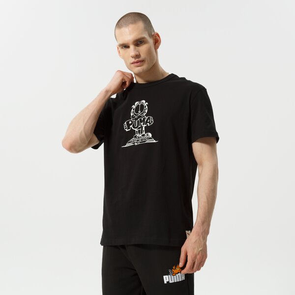 Мъжка тениска PUMA ТЕНИСКА PUMA X GARFIELD GRAPHIC TEE 534433 01 цвят черен