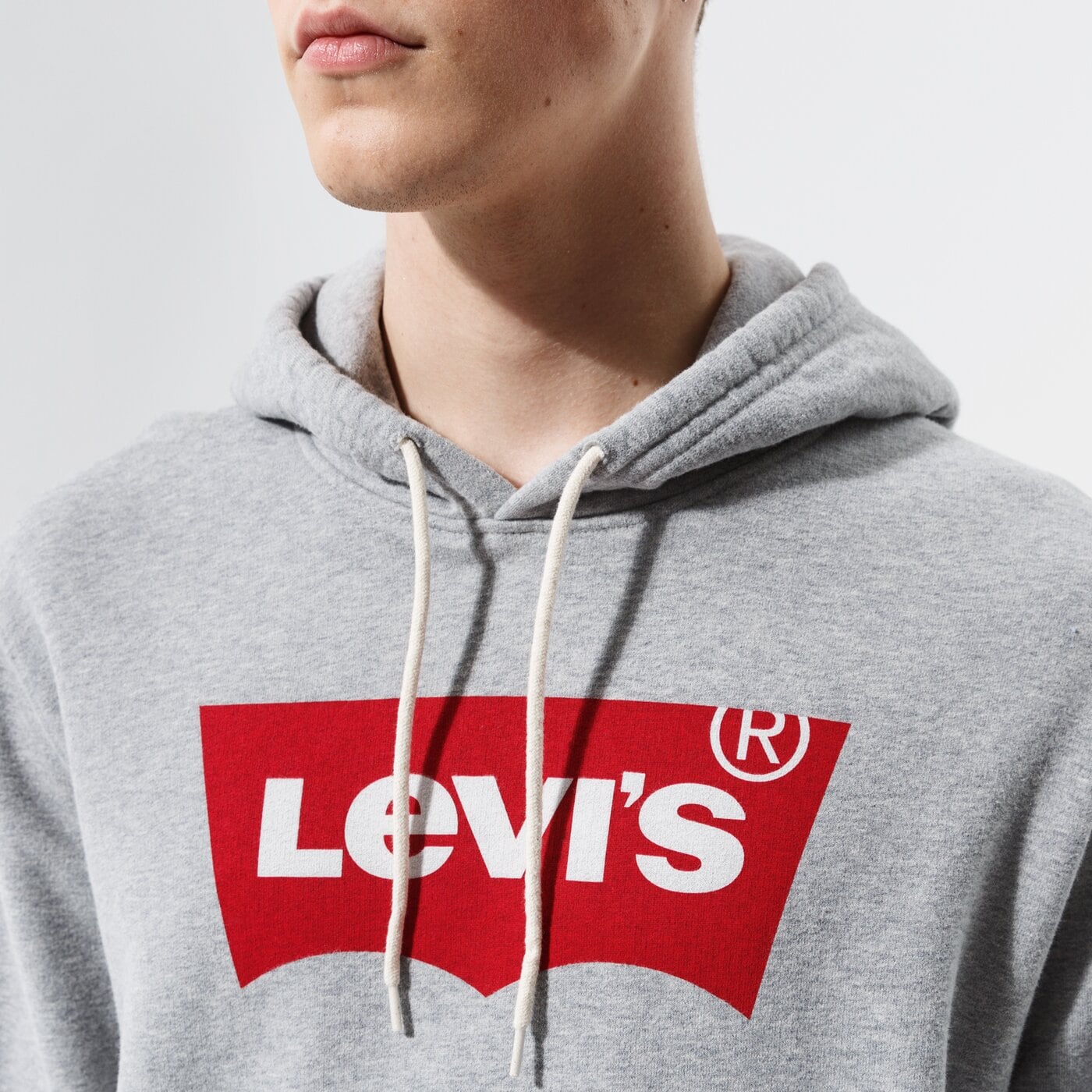 Мъжки суичър LEVI'S СУИТЧЪР С КАЧУЛКА T2 STD GRAPHIC HOODIE 384240000 цвят сив