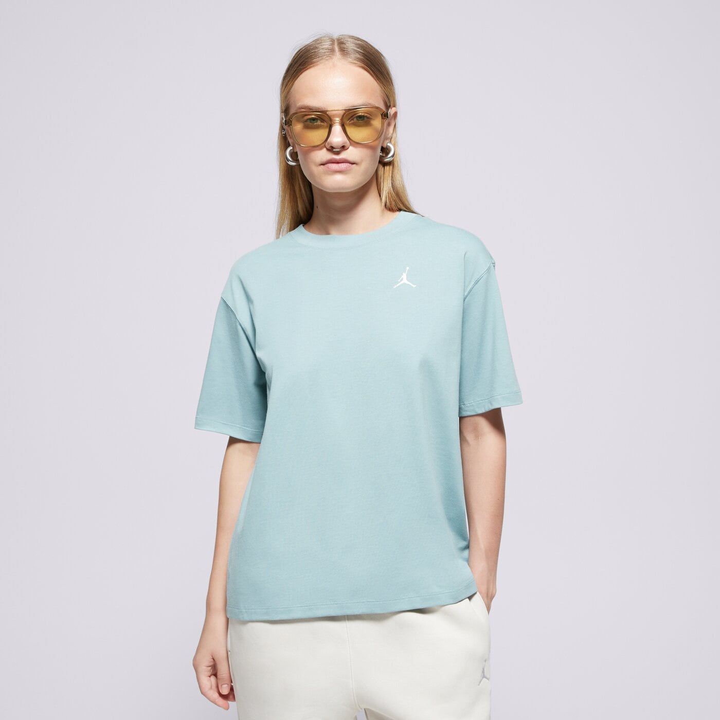 Дамска тениска W J BRK ESS SS GF TEE 23  fn4500-017 цвят зелен