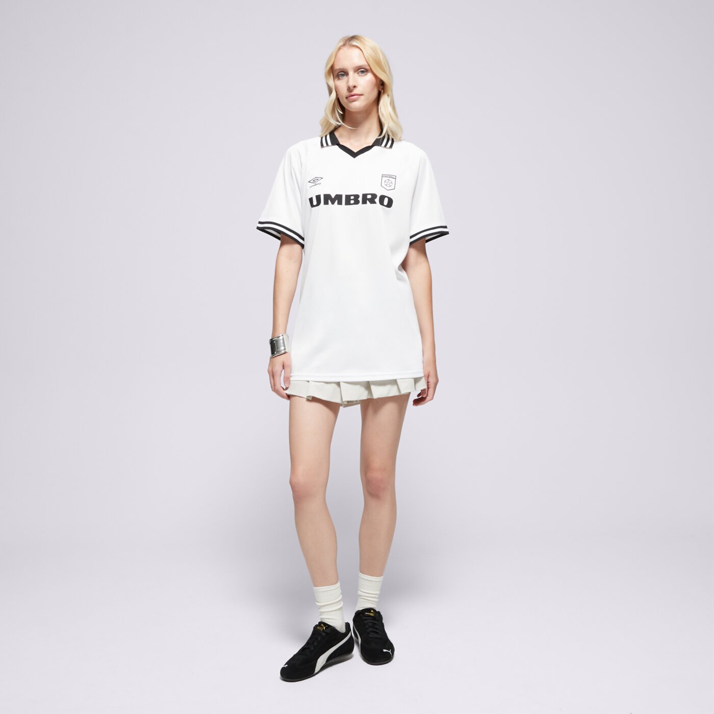 Мъжка тениска UMBRO ТЕНИСКА FOOTBALL JERSEY ul125tsm85002 цвят бял