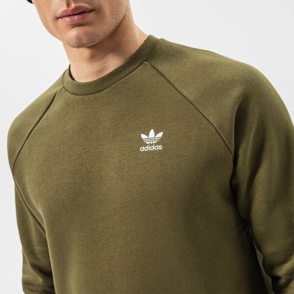 Мъжки суичър ADIDAS СУИТЧЪР ESSENTIAL CREW h65674 цвят каки