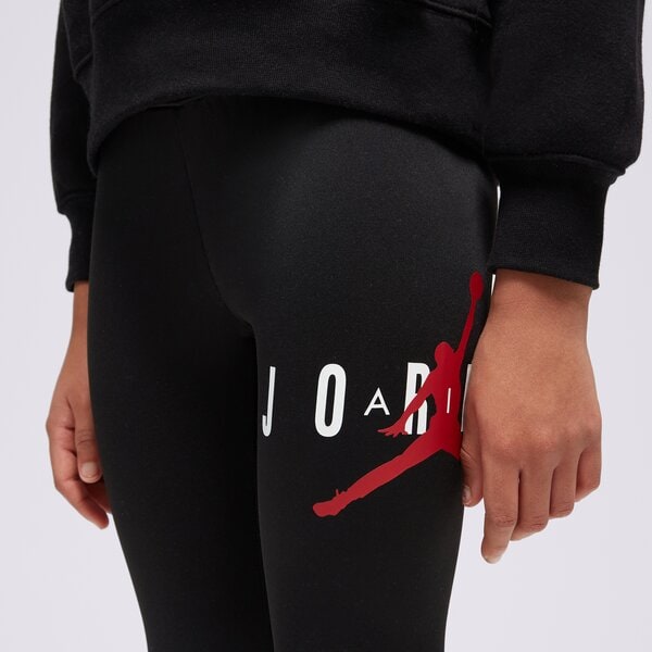 Детски панталони JORDAN КЛИН JUMPMAN SUSTAINABLE LEGGING GIRL 45b913-023 цвят черен