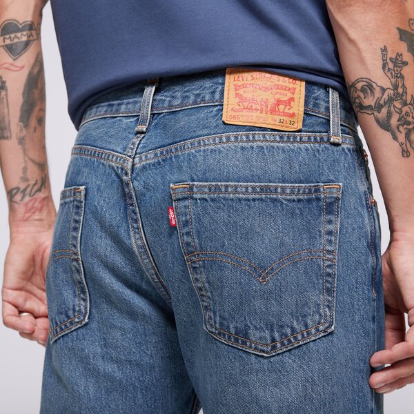 Мъжки панталони LEVI'S ПАНТАЛОНИ 555 96 RELAXED STRAIGHT MED INDIGO-WORN IN a7223-0002 цвят син