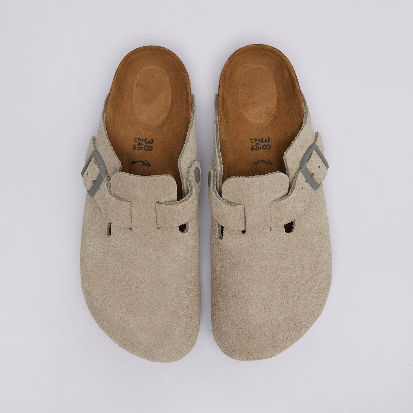 Дамски чехли и сандали BIRKENSTOCK BOSTON  1027751 цвят сив