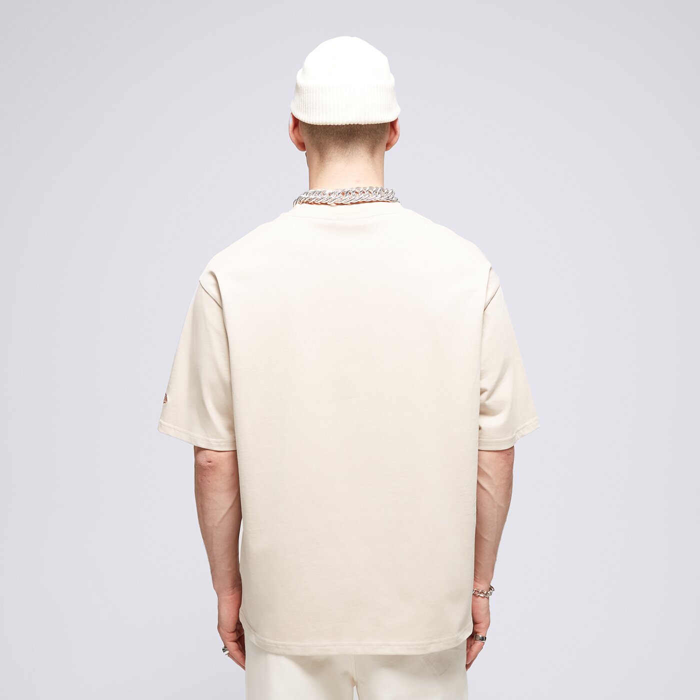 Мъжка тениска NEW ERA ТЕНИСКА NE HERITAGE PATCH OS NONE 60435369 цвят бежов