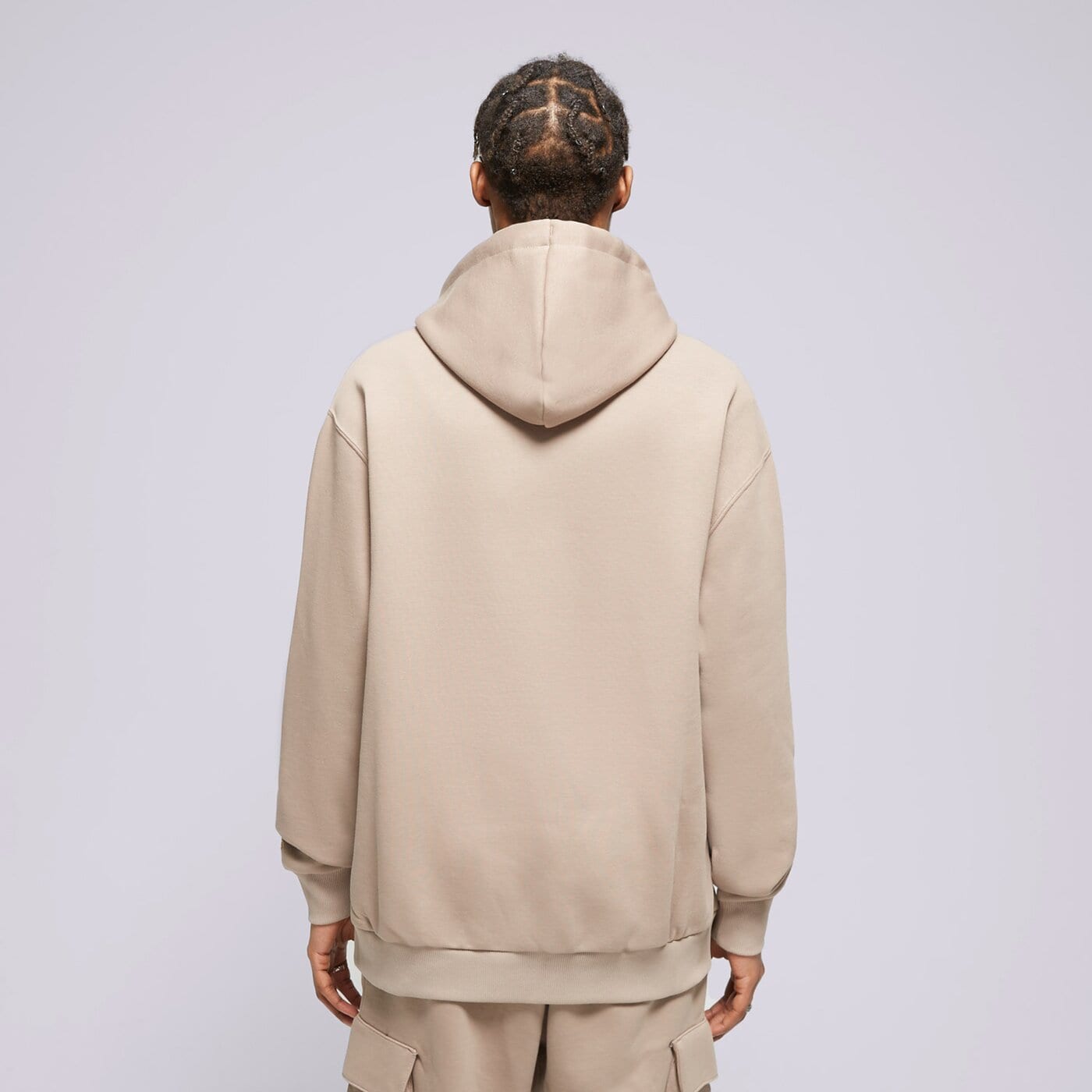 Мъжки суичър NEW ERA СУИТЧЪР С КАЧУЛКА NE SCRIPT NONE 60435400 цвят кафяв