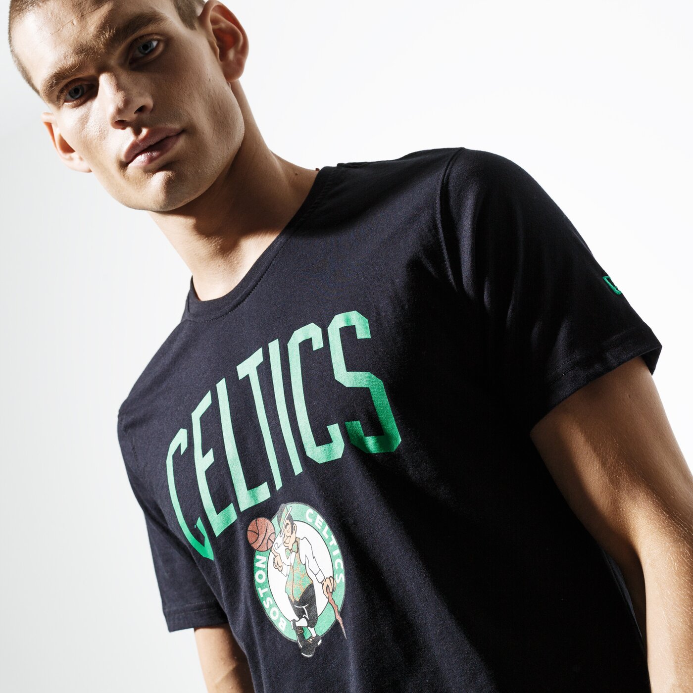 Мъжка тениска NEW ERA ТЕНИСКА SS TEAM LOGO CELTICS BOSTON CELTICS BLK 11546157 цвят черен
