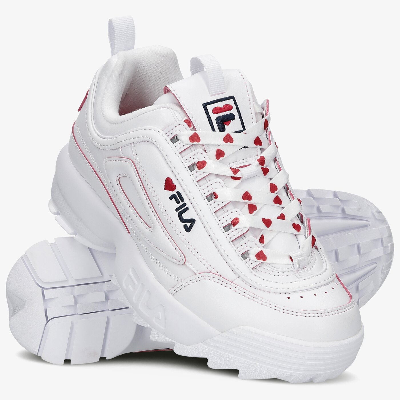Дамски маратонки FILA DISRUPTOR V-DAY WMN 101124192k цвят бял