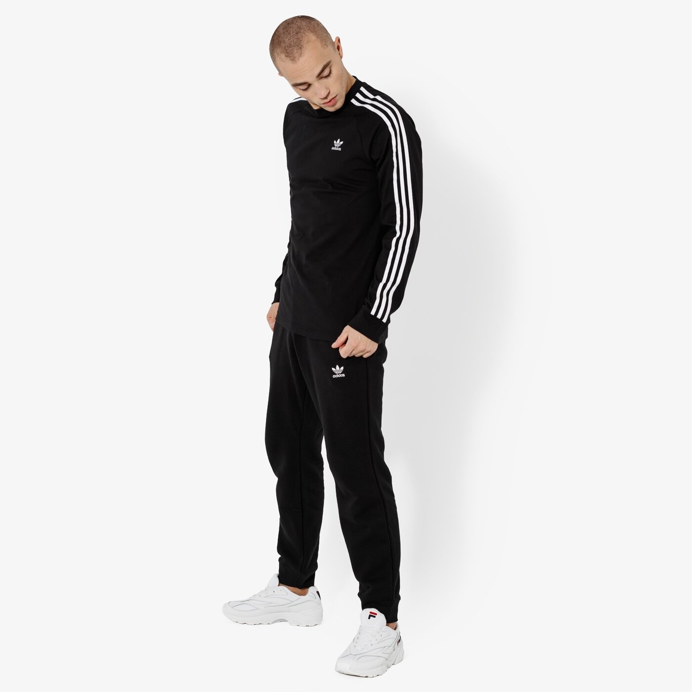 Мъжки панталони ADIDAS ПАНТАЛОНИ TREFOIL PANT ADICOLOR dv1574 цвят черен