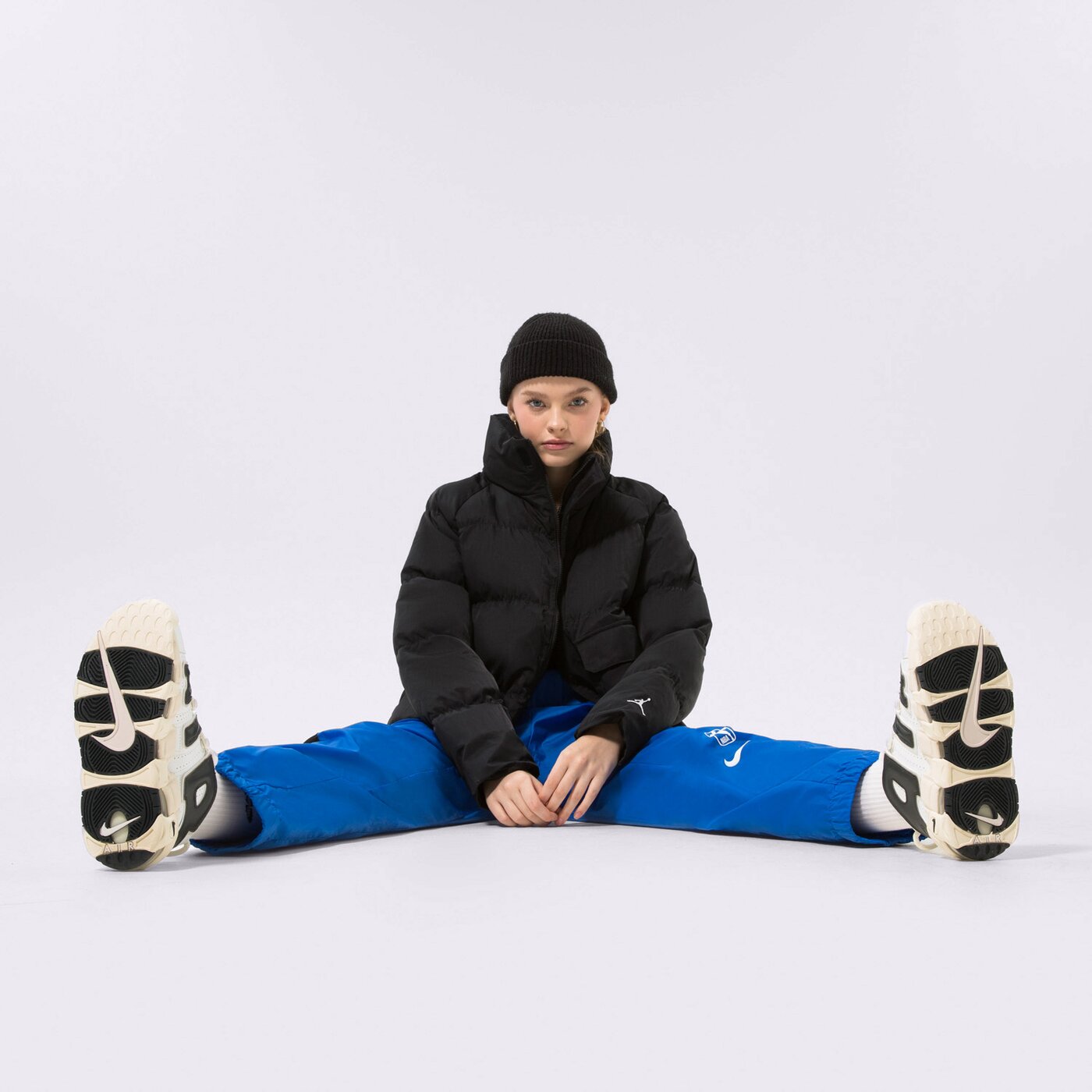 Дамски панталони NIKE ПАНТАЛОНИ BKN W NK TRKST PANT CTS CE NBA do0129-463 цвят син