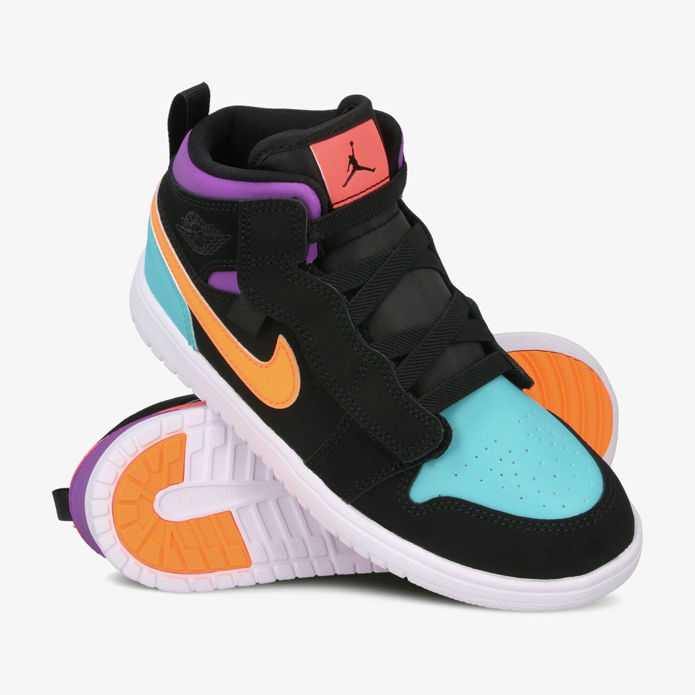 Детски маратонки JORDAN 1 MID ALT  ar6351-083 цвят черен