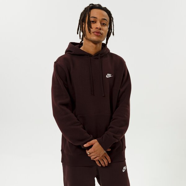 Мъжки суичър NIKE СУИТЧЪР С КАЧУЛКА SPORTSWEAR CLUB FLEECE bv2654-203 цвят бордо