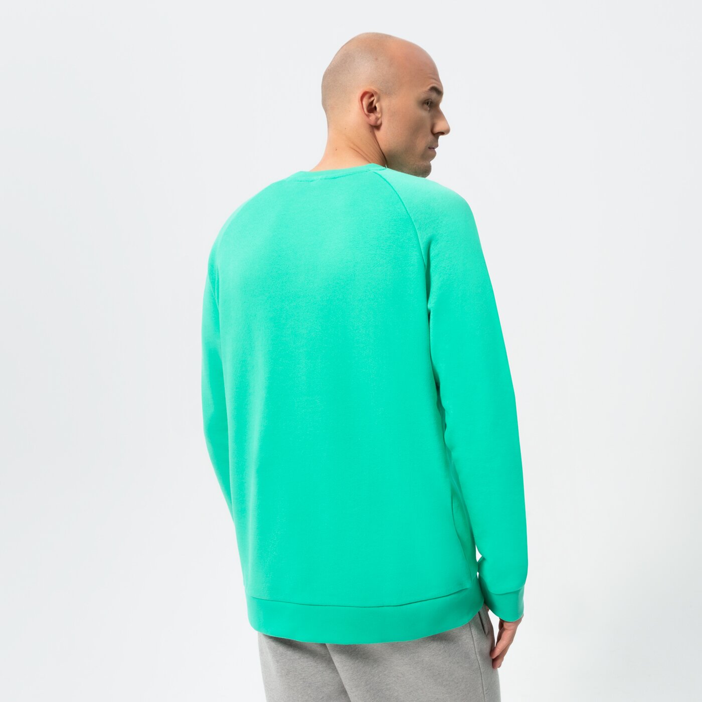 Мъжки суичър ADIDAS СУИТЧЪР TREFOIL CREW he9491 цвят зелен