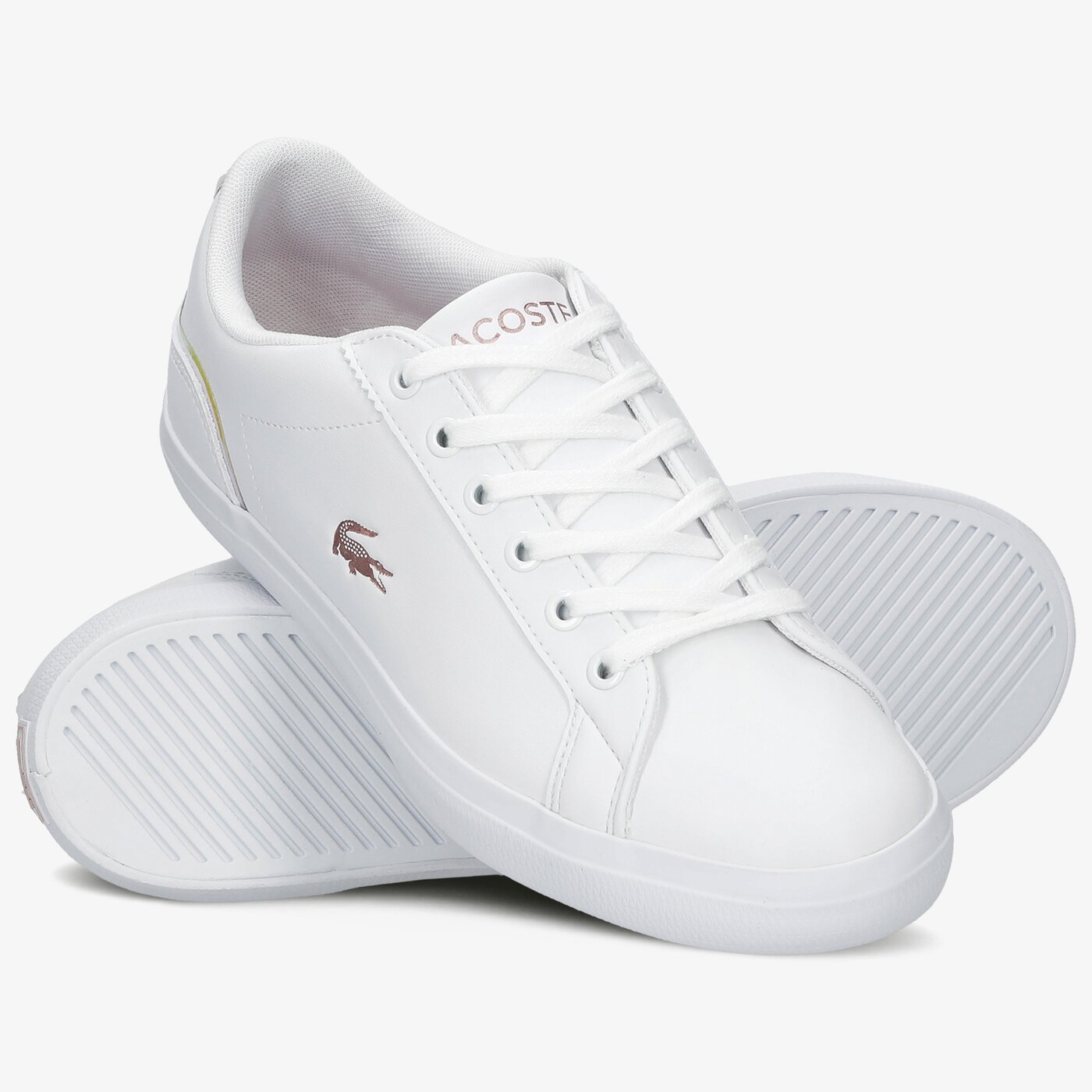 Детски маратонки LACOSTE LEROND 0921 1 CUJ 741cuj00121y9 цвят бял