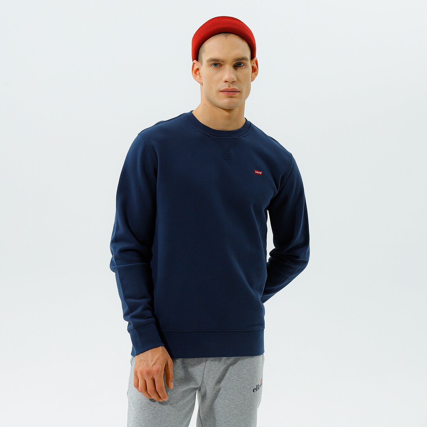 Мъжки суичър LEVI'S СУИТЧЪР NEW ORIGINAL CREW 359090001 цвят тъмносин