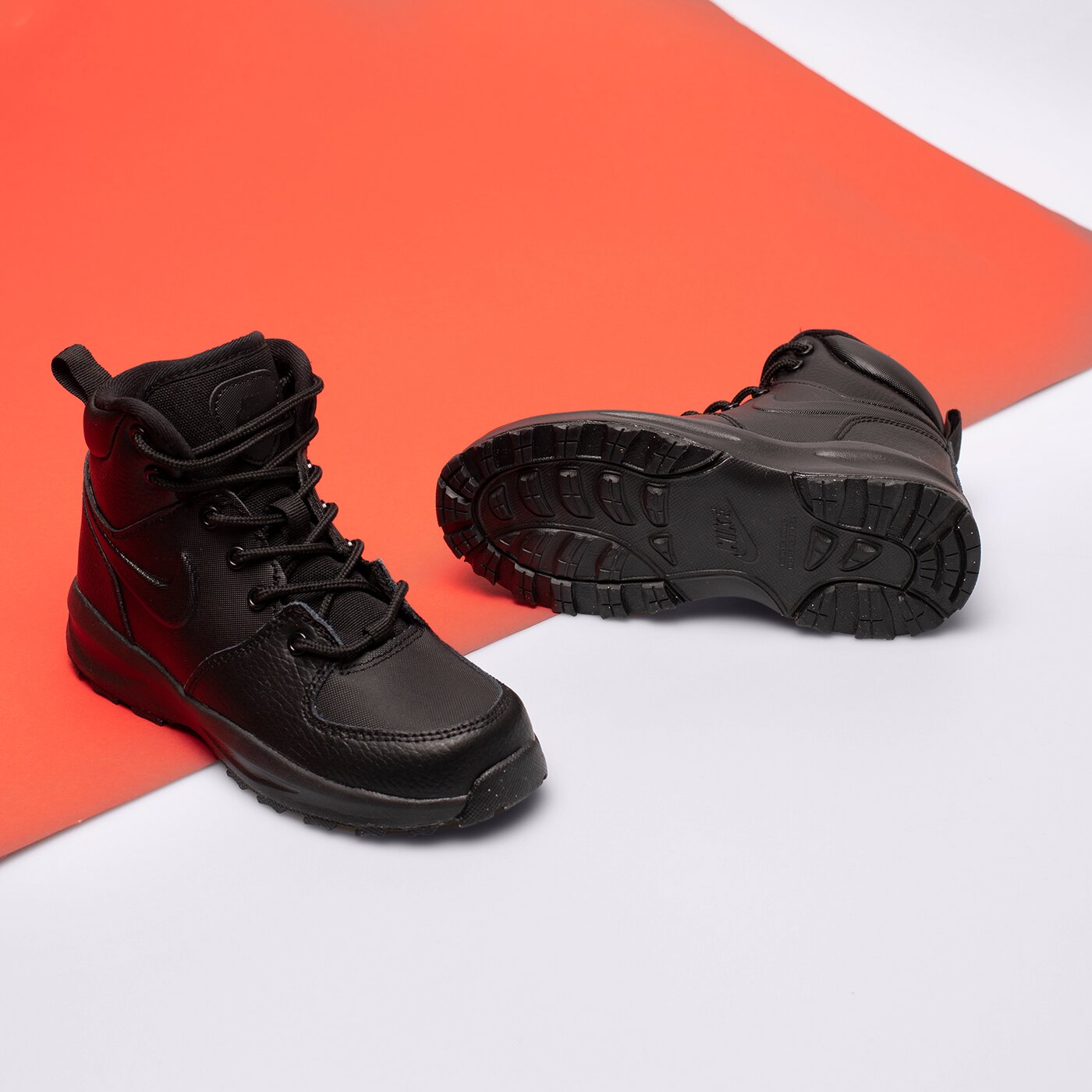 Детски зимни обувки NIKE MANOA bq5373-001 цвят черен