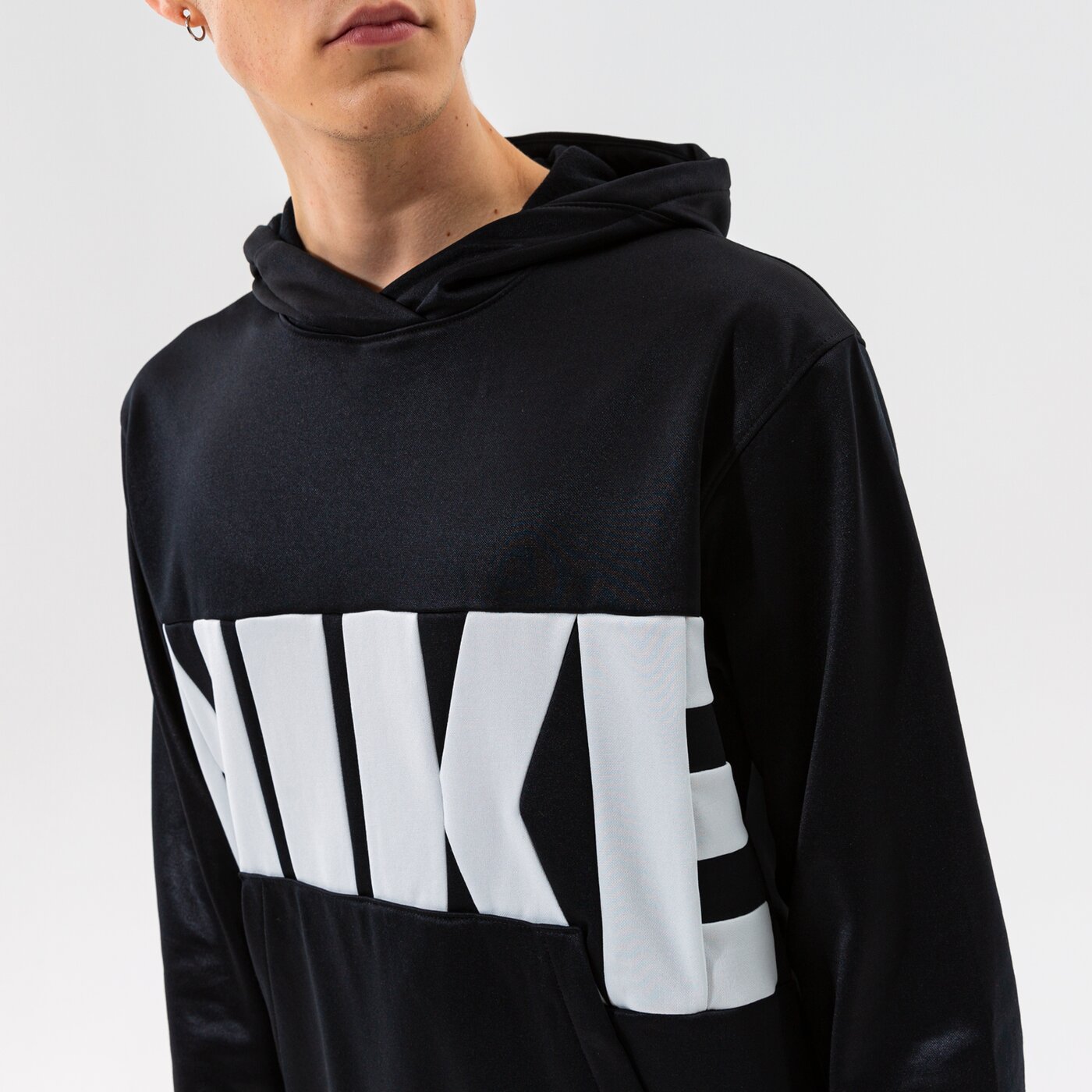 Мъжки суичър NIKE СУИТЧЪР С КАЧУЛКА M NK TF STARTING5 PO HOODIE NBA da6370-010 цвят черен
