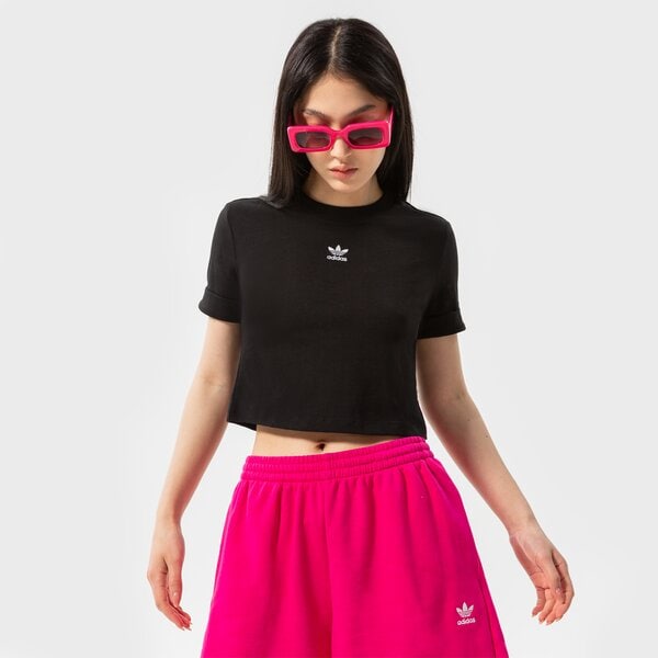 Дамска тениска ADIDAS ТОП CROP ТОП gn2802 цвят черен
