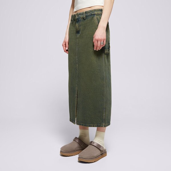 Дамски DICKIES ПОЛА LONG DENIM CARPENTER SKIRT W dk0a866sk571 цвят зелен