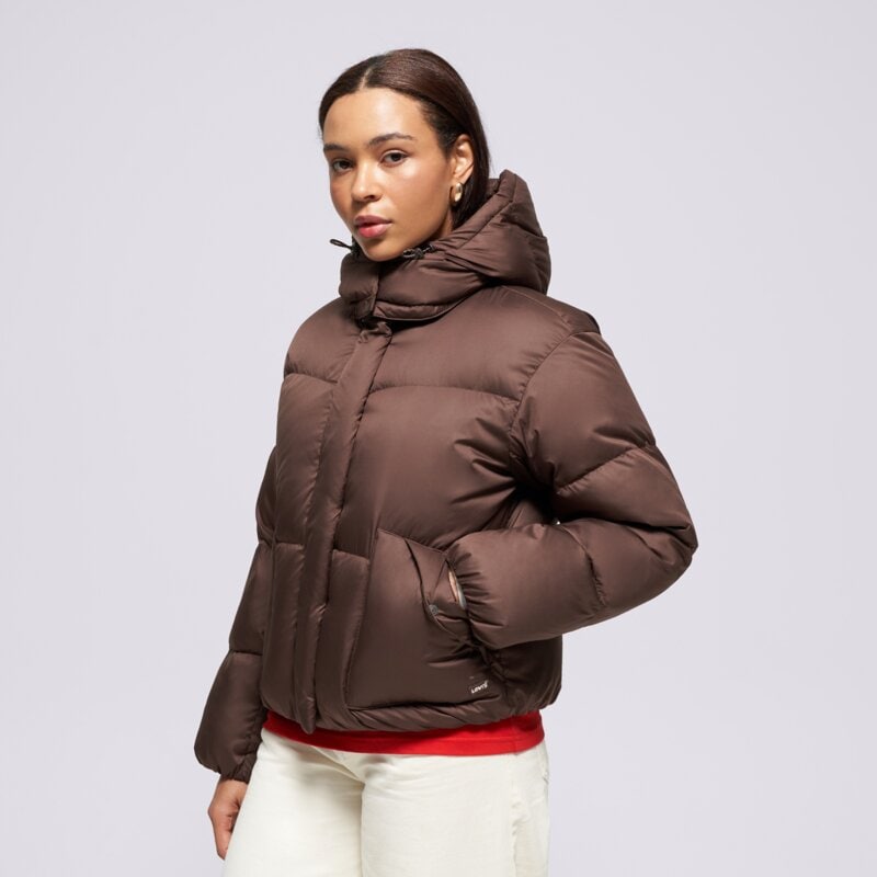 LEVI'S ЯКЕ ПУХЕН WESTERN BUBBLE SHORTIE BROWNS