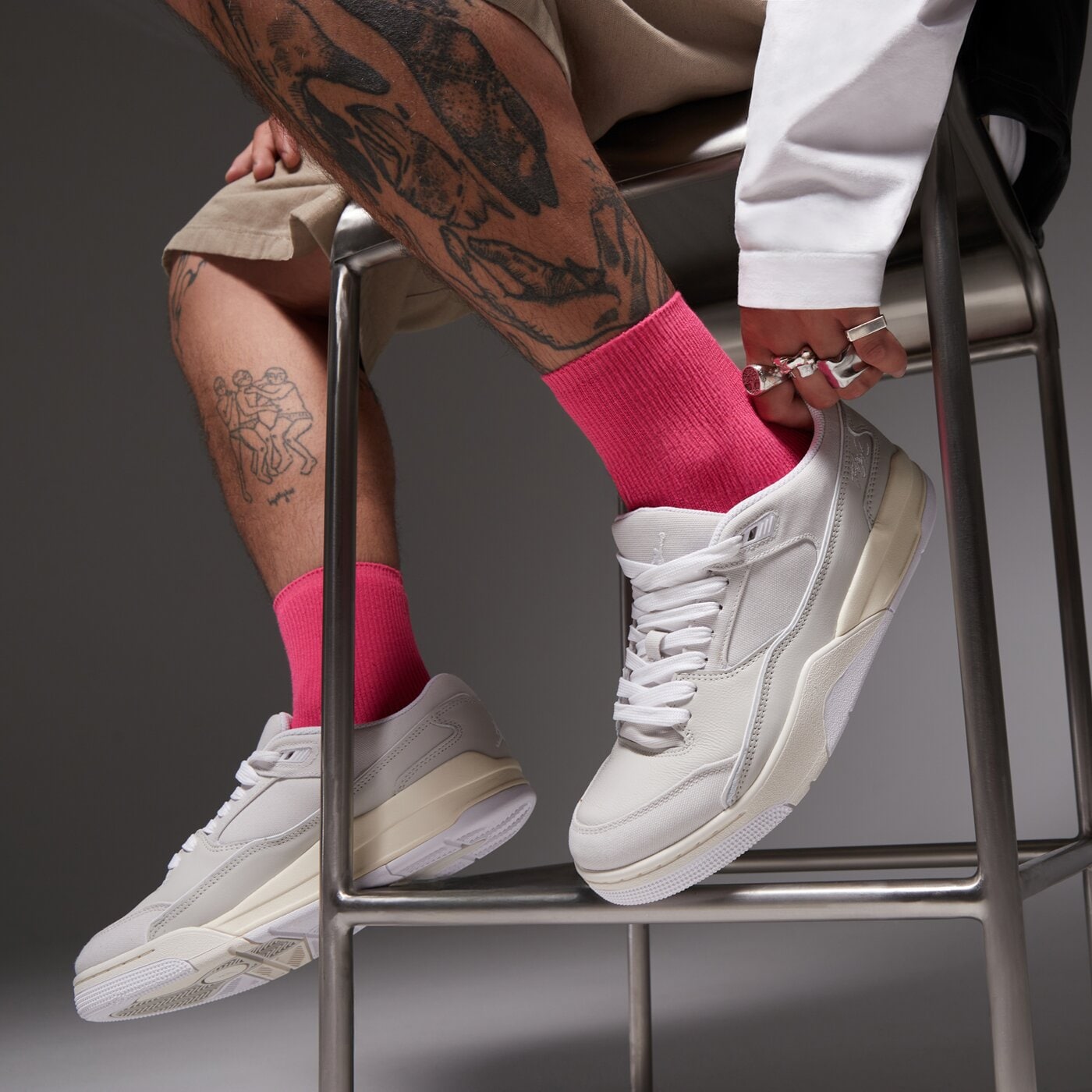 Мъжки маратонки JORDAN FLIGHT COURT ih4487-072 цвят бял