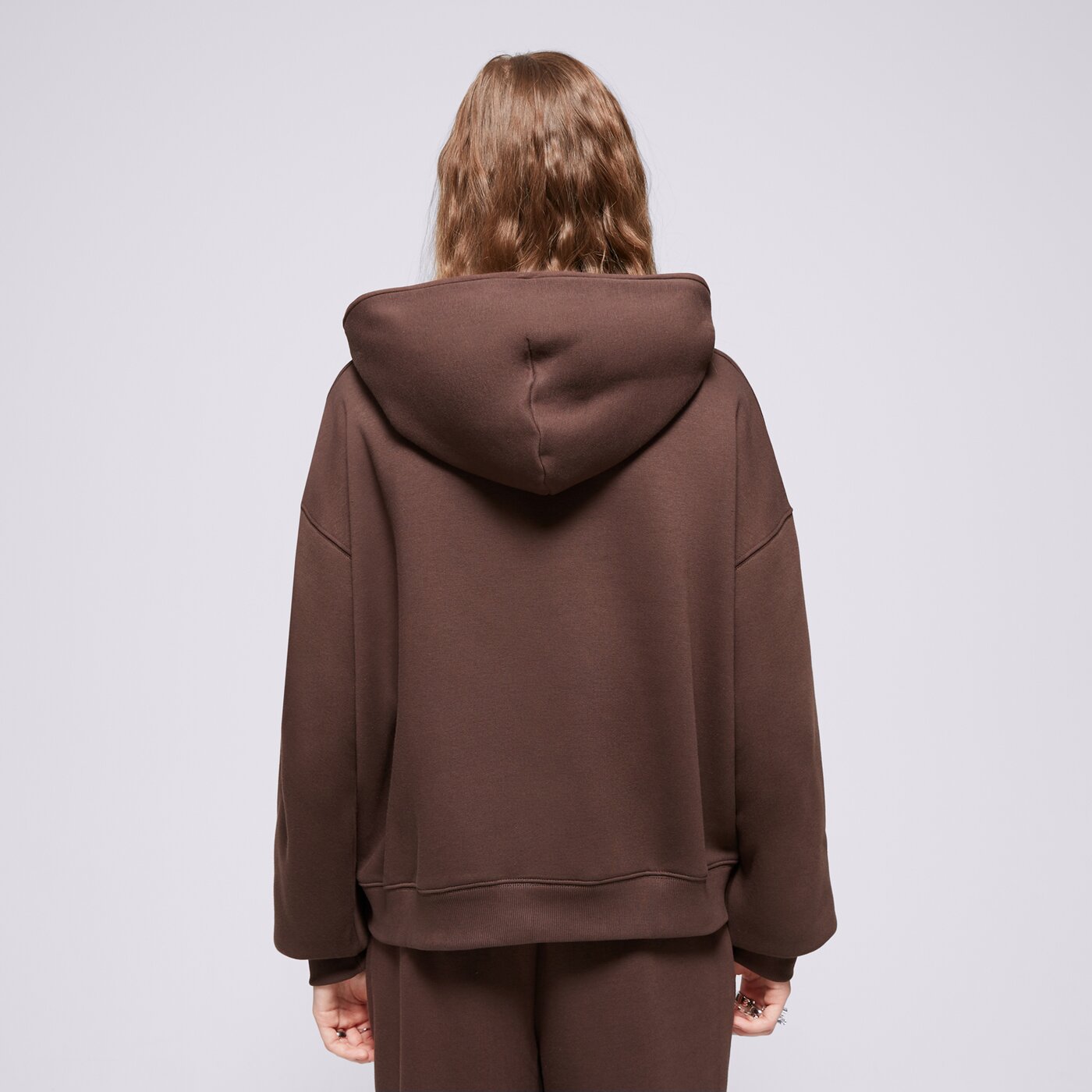 Дамски суичър NEW BALANCE СУИТЧЪР С КАЧУЛКА LINEAR HERITAGE wt33531kcf цвят кафяв