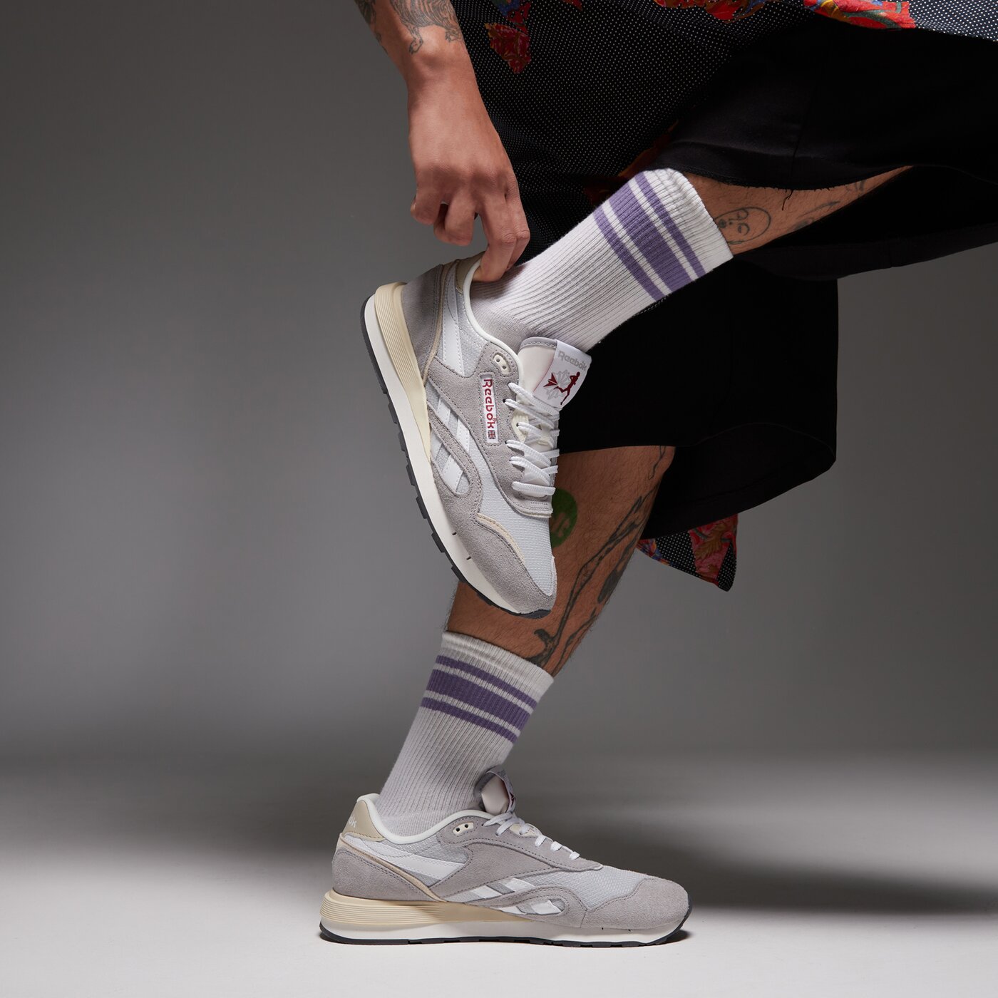 Мъжки маратонки REEBOK CLASSIC NYLON 89 100230499 цвят сив