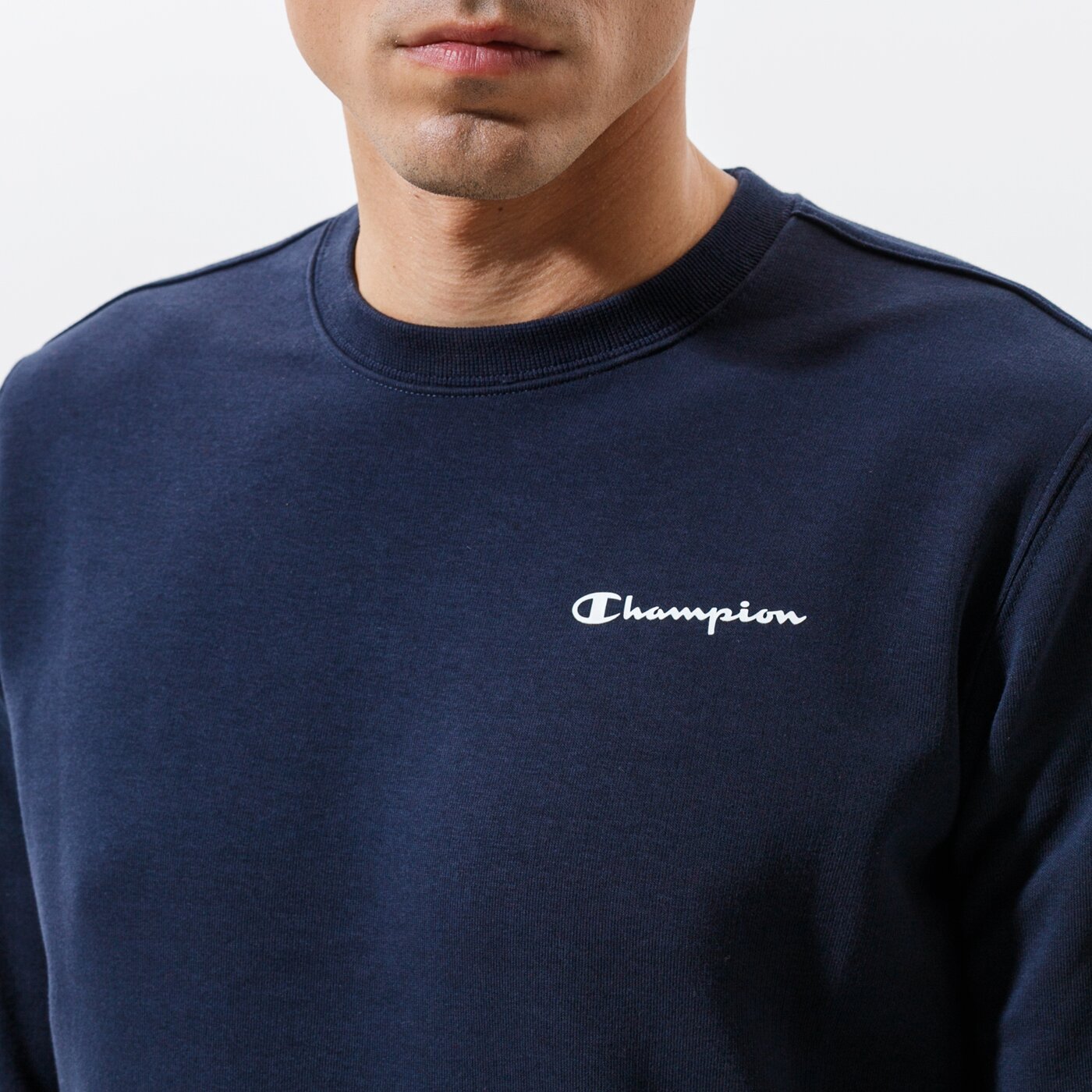 Мъжки суичър CHAMPION СУИТЧЪР CREWNECK SWEATSHIRT 214151bs501 цвят тъмносин